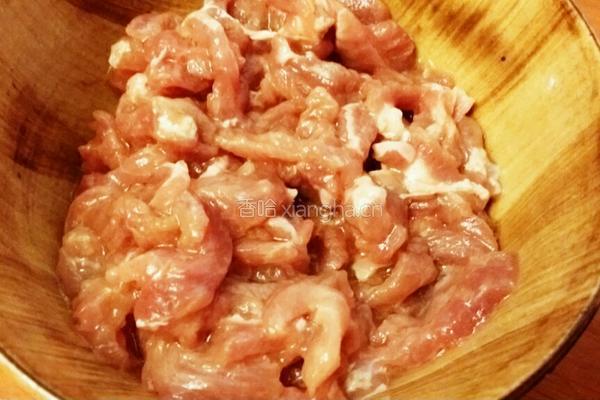 萝卜芥菜丝炒肉的做法图解2