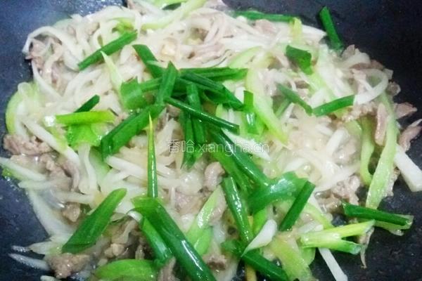 萝卜芥菜丝炒肉的做法图解4