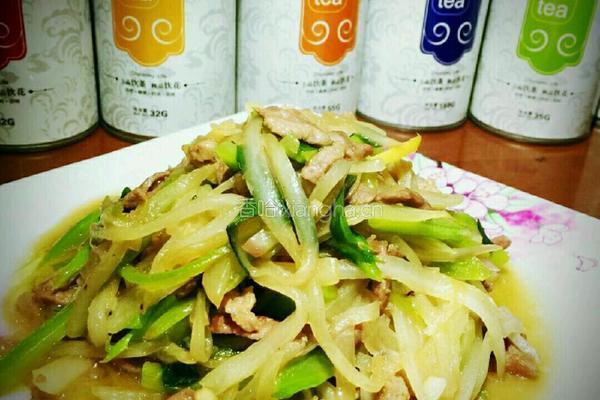 萝卜芥菜丝炒肉
