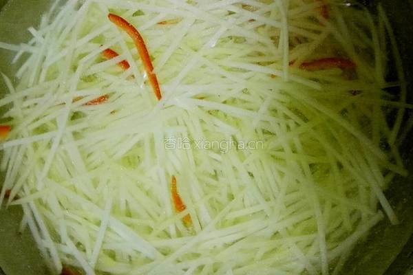 凉拌土豆丝的做法图解4