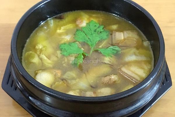 猪肉白菜粉丝煲的做法图解16