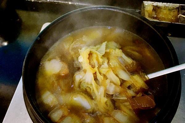 猪肉白菜粉丝煲的做法图解15