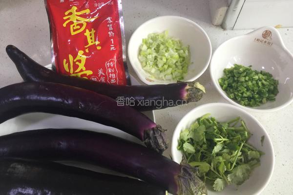油焖茄子的做法图解2
