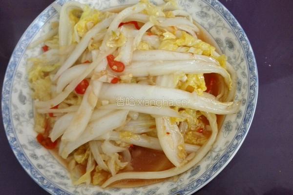酸辣娃娃菜