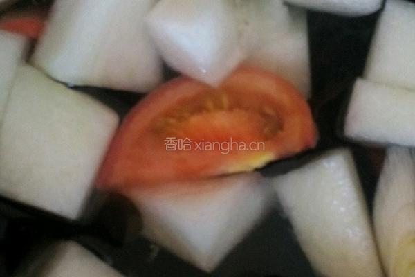 西红柿冬瓜丸子汤的做法图解7