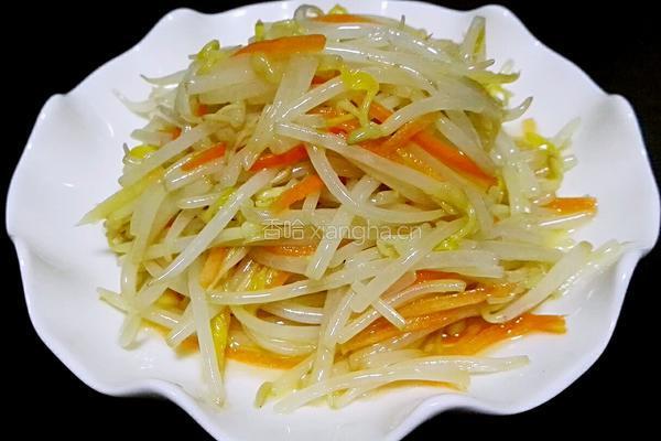 凉拌绿豆芽的做法图解9