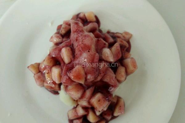 苹果味蓝莓土豆泥的做法图解6
