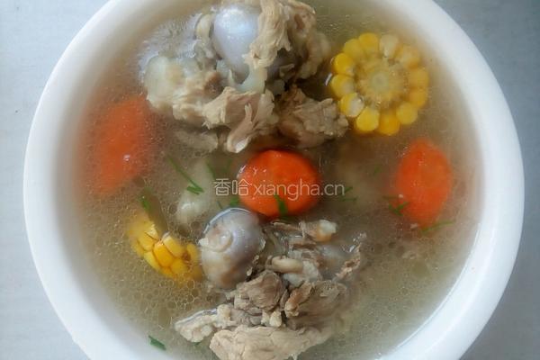 筒子骨胡萝卜汤的做法图解5