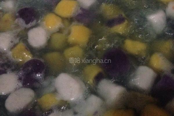 三色芋圆的做法图解10