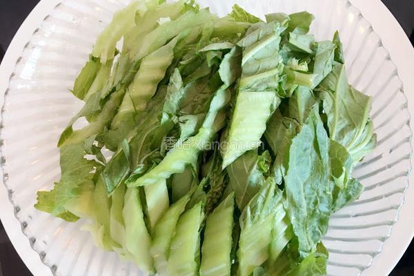 上汤水东芥菜的做法图解1