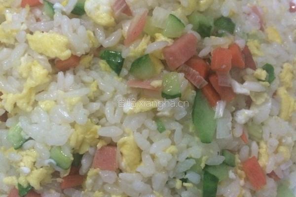 花样蛋炒饭的做法图解5