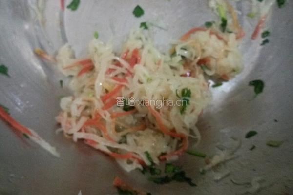 萝卜丝饼的做法图解8