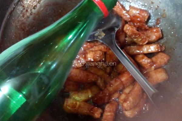 腐乳杏鲍菇红烧肉的做法图解3