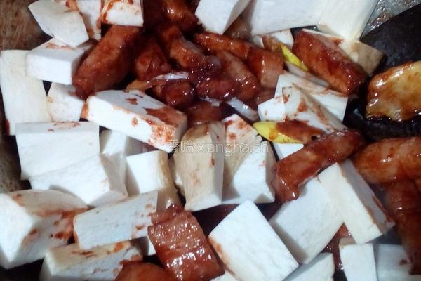腐乳杏鲍菇红烧肉的做法图解6