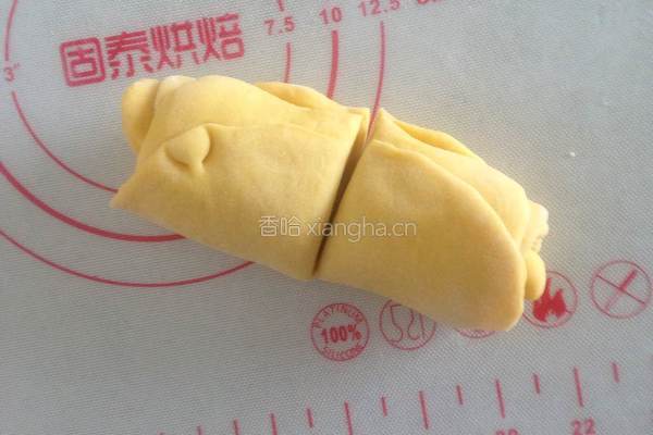 南瓜玫瑰花馒头的做法图解7