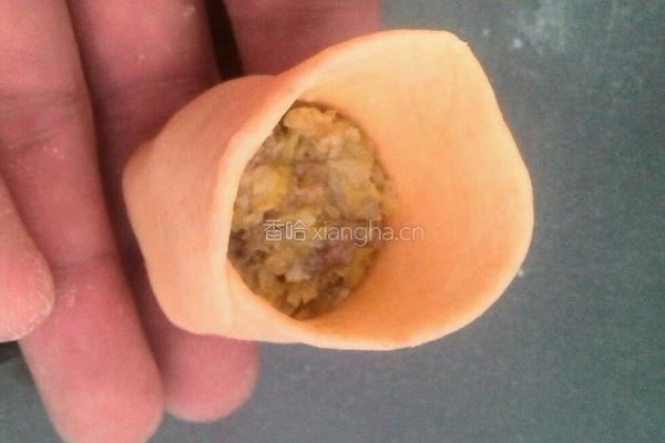 彩色动物饺子的做法图解4