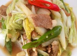 土猪肉炒白菜