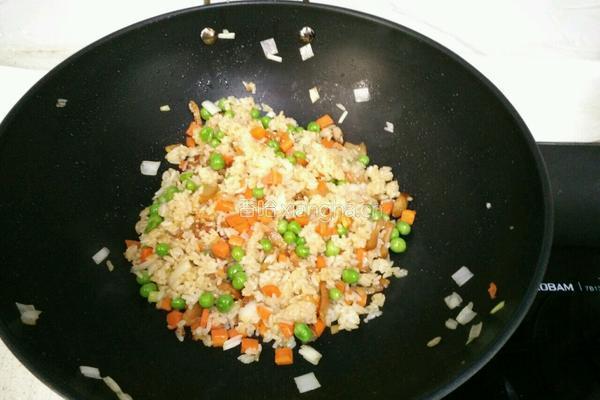 腊味炒饭的做法图解11