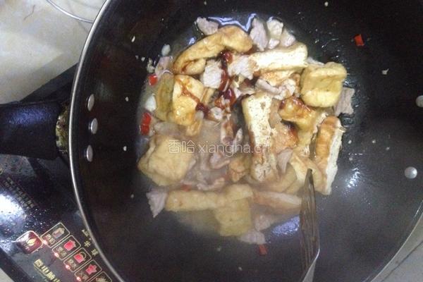 猪肉炒豆腐的做法图解7