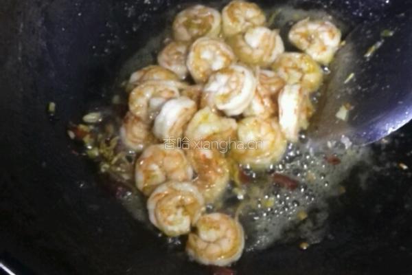 香辣芹菜炒虾仁的做法图解5