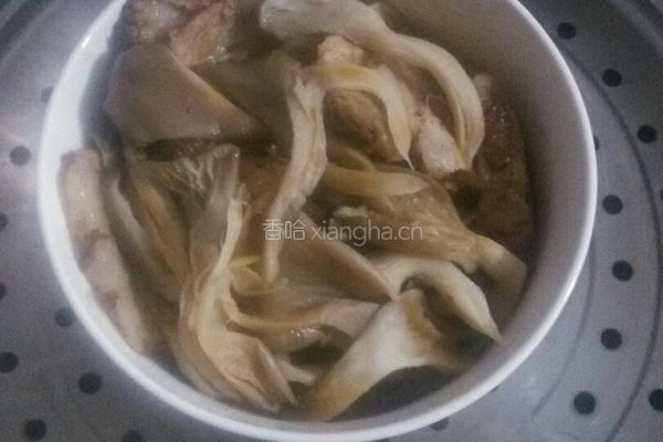 平菇扣肉的做法图解16