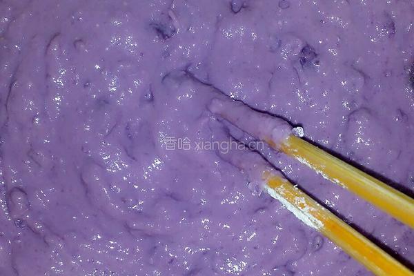 长山药紫薯发糕的做法图解5