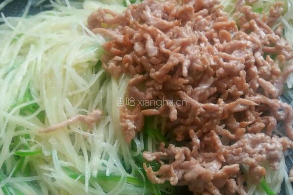青椒土豆炒肉丝的做法图解10