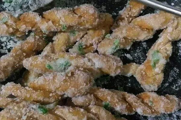 葱香糖霜麻花的做法图解13