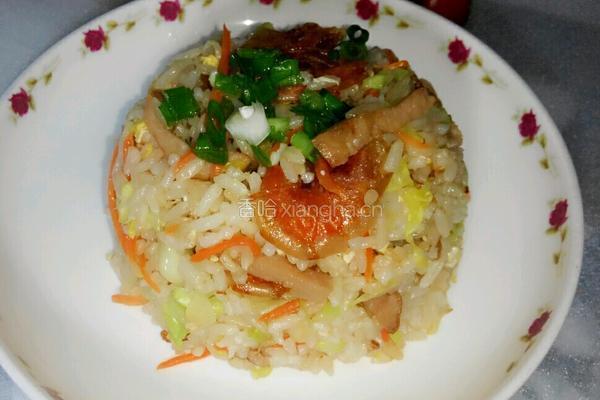 包菜炒饭，