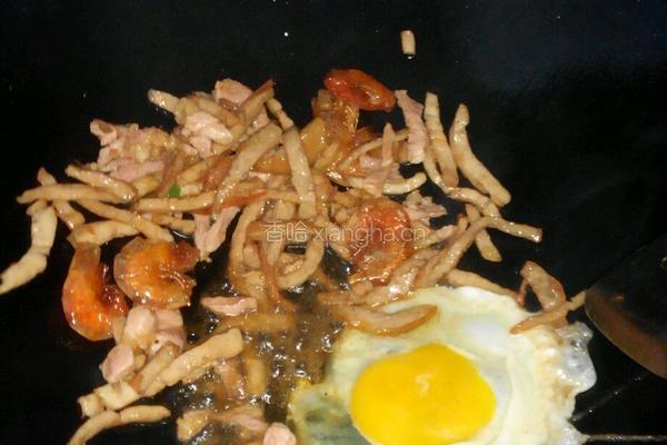 包菜炒饭，的做法图解2