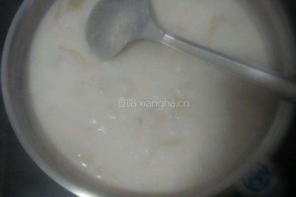 香蕉燕麦粥的做法图解4