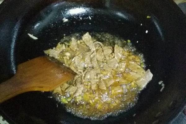 西芹炒牛肉的做法图解5