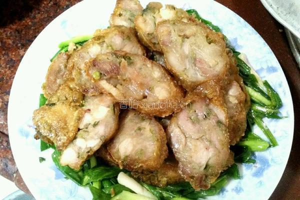 蒜苗炒五香卷的做法图解9