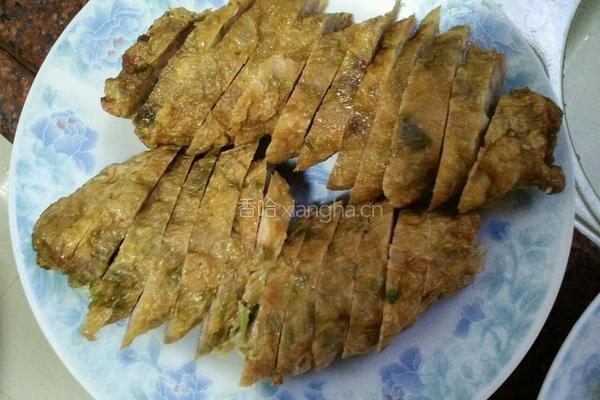 蒜苗炒五香卷的做法图解3