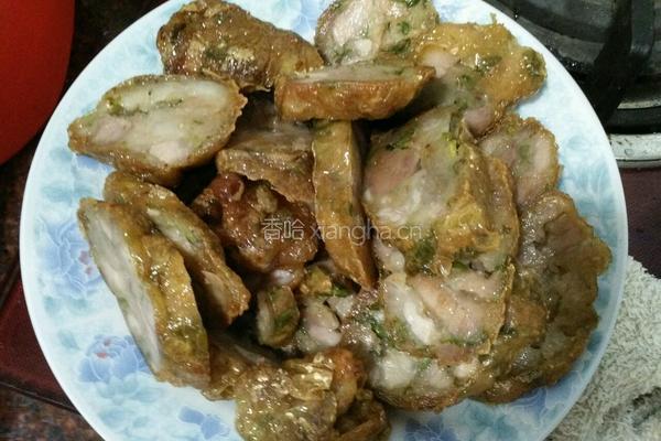 蒜苗炒五香卷的做法图解6