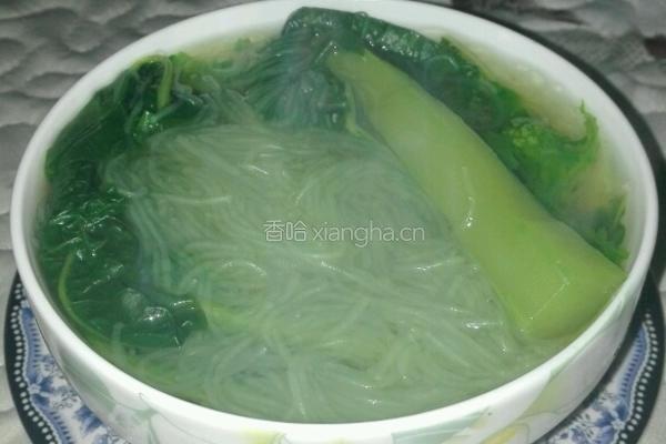 莴笋叶砂锅粉丝的做法图解10