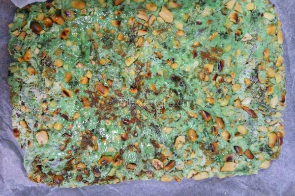 抹茶牛轧糖的做法图解4