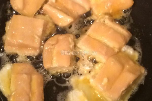 青蒜臭豆腐的做法图解3