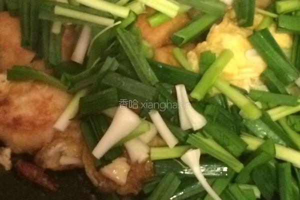 青蒜臭豆腐的做法图解5