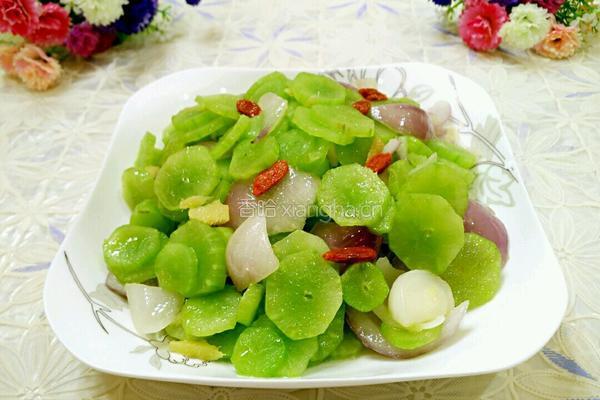 枸杞莴苣的做法图解8