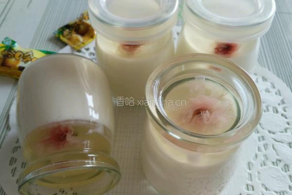 樱花布丁的做法图解8