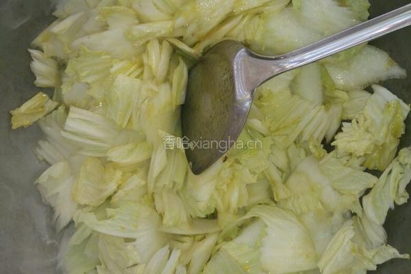 糖醋白菜的做法图解4