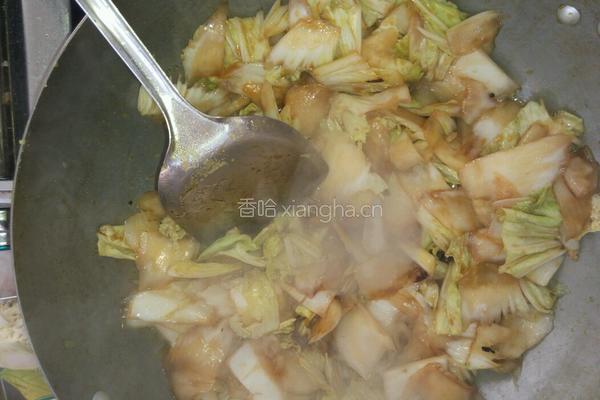 糖醋白菜的做法图解6