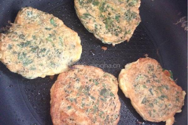 荠菜蛋饼的做法图解5