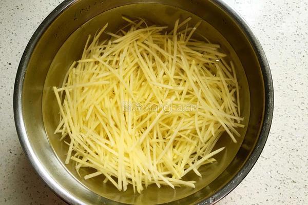 醋熘土豆丝的做法图解4