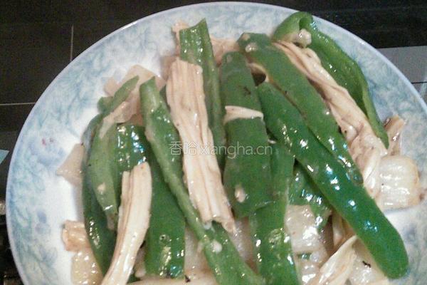 青椒炒山药的做法图解7