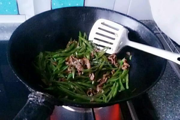 牛肉豆角丝的做法图解6
