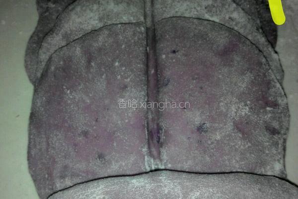 紫薯刺猬馒头的做法图解7
