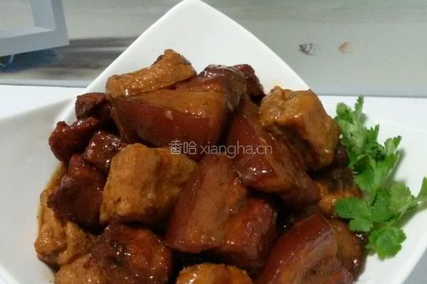 红烧肉炖豆泡的做法图解13