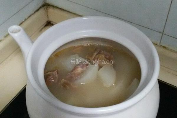 腊排骨萝卜汤的做法图解9
